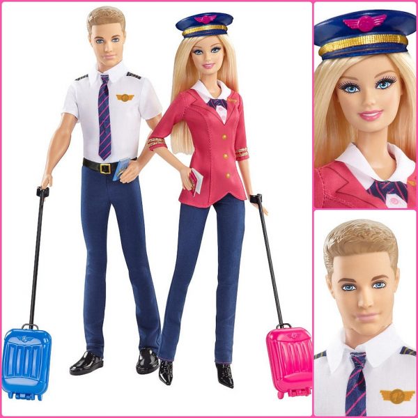 Bo do choi bup be Barbie nghe nghiep 600x600 - Quá trình phát triển của búp bê Barbie