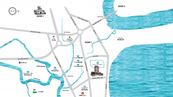 Khu căn hộ An Gia Riverside - Quận 7 vi tri an gia riverside quan 7 600x338 - Khu căn hộ An Gia Riverside - Quận 7