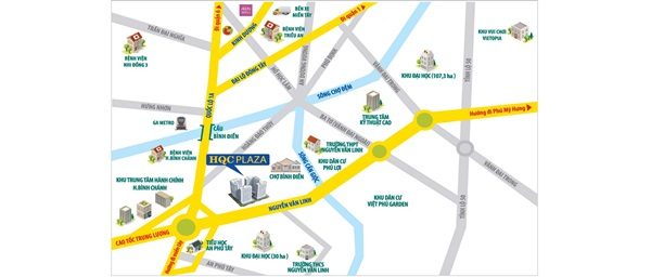 Dự án khu căn hộ HQC Plaza – Quận 8 vi tri hqc plaza 600x256 - Dự án khu căn hộ HQC Plaza – Quận 8