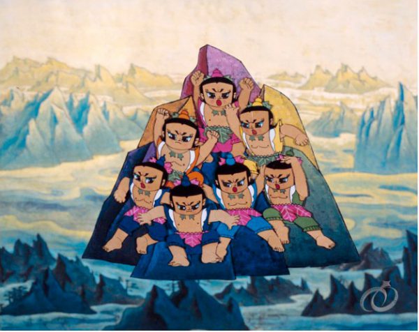 Calabash brothers Huynh đệ hồ lô 600x476 - Top 7 phim hoạt hình Trung Quốc là tuổi thơ của nhiều tín đồ