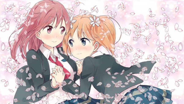 Top 10 anime bách hợp nên xem một lần trong đời Sakura Trick 600x338 - Top 10 anime bách hợp nên xem một lần trong đời
